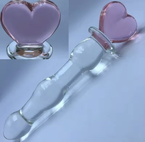 Dildo de vidrio (Corazon)