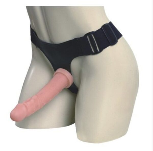 Dildo con arnés de 18x4cm