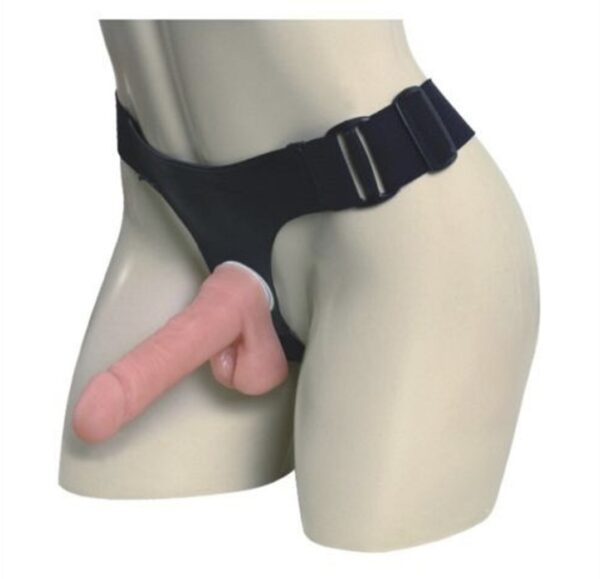 Dildo con arnés de 16x4cm