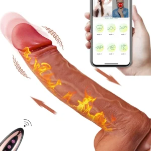 Dildo a control remoto y app de 21 cm