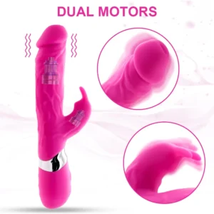Vibrador realista con orejitas de Conejito