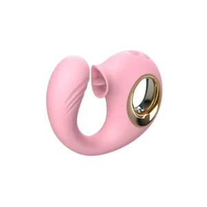 Vibrador doble con lenguita